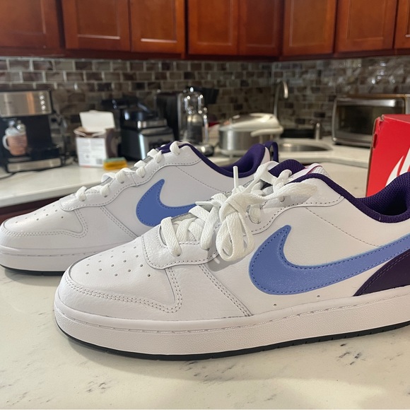 Nike Shoes - Nike Court Low white and purple Shoes, Women Size 8.5 only BQ5448-106